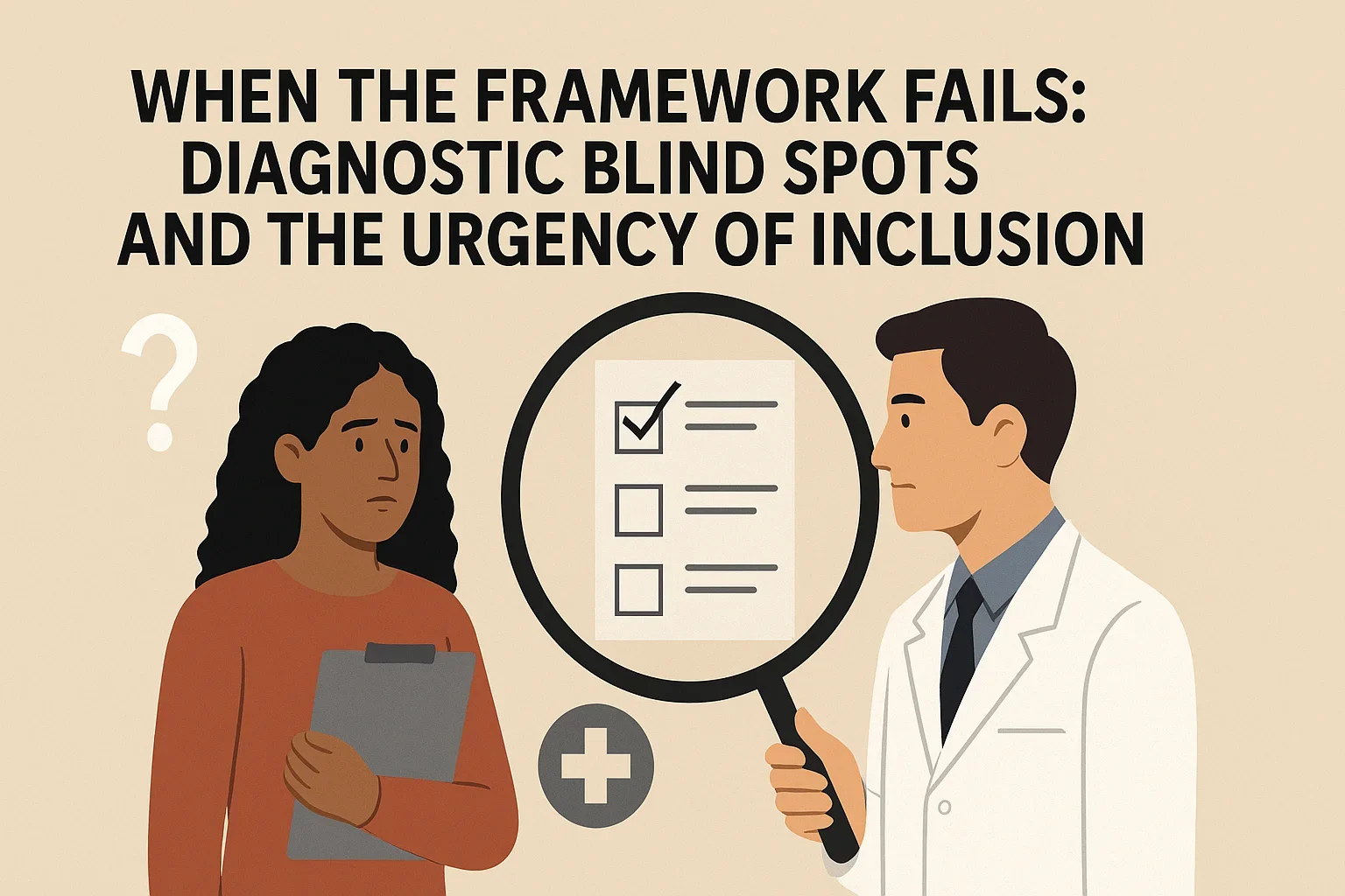 When the Framework Fails: Diagnostic Blind Spots and the Urgency of Inclusion.